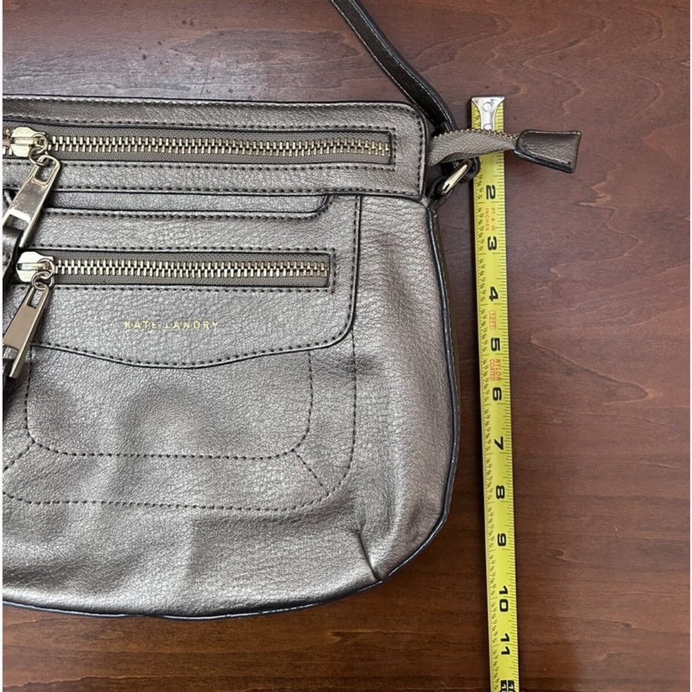 Kate Landry Silver Crossbody Bag